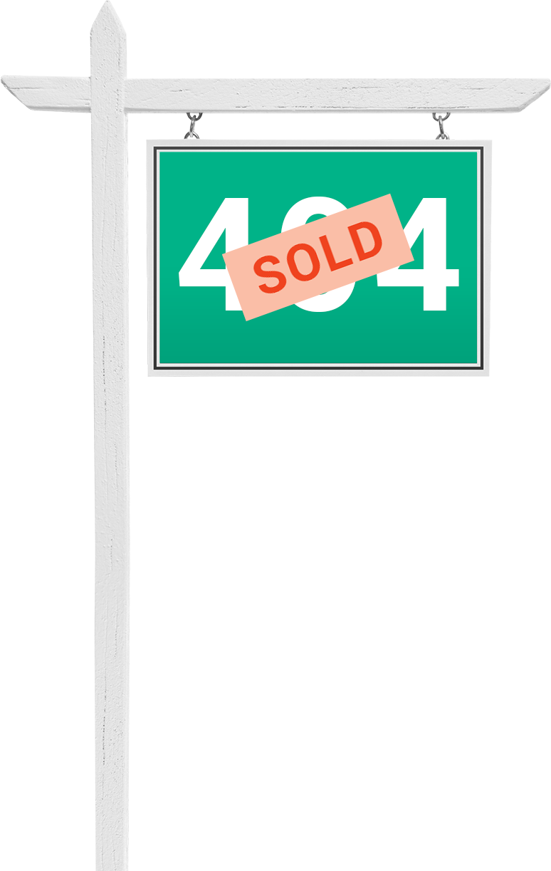 "Sold" sign